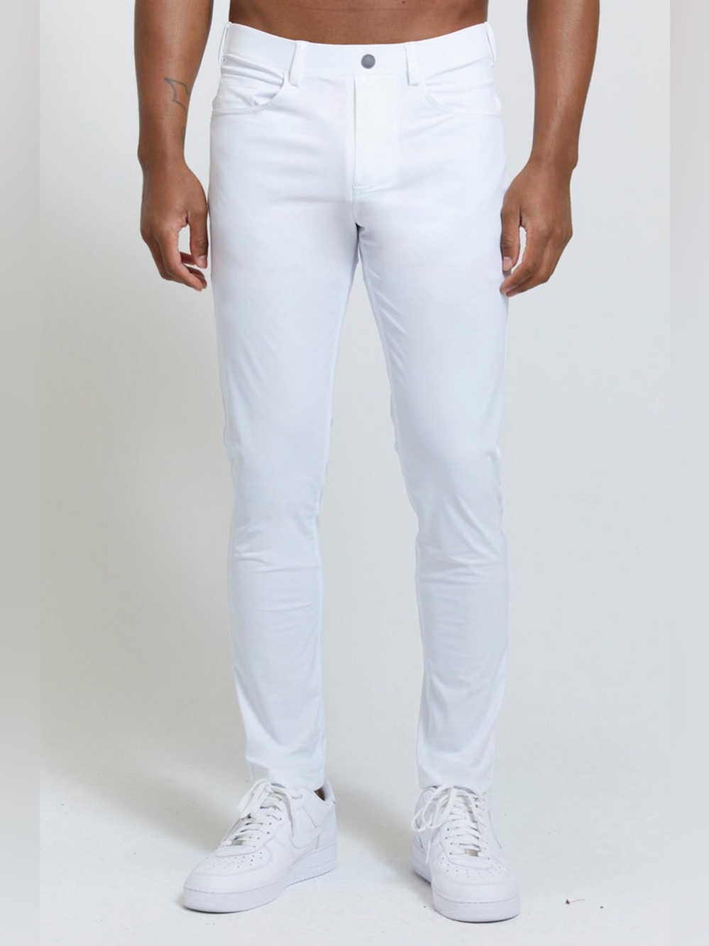 Men’s Redvanly Kent Pull-On Trouser Golf Pants | Bright White | Size XL